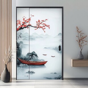 中式山水意境移门设计