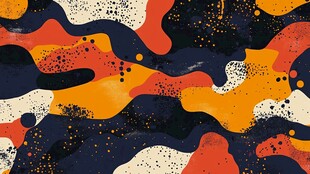 抽象动感色彩泼墨图案