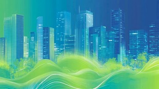 梦幻城市与灵动绿色景观