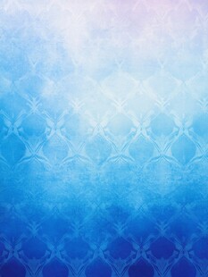 梦幻渐变蓝色花纹背景图