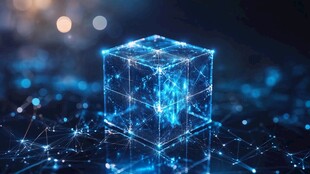 科技感数字立方体