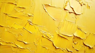 黄色立体油画笔触纹理
