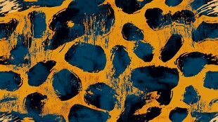 豹纹风抽象图案纹理背景