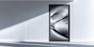 现代简约风格创意艺术门