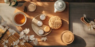 中式茶点与茶饮的惬意组合