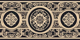 古典奢华中式花纹装饰图案