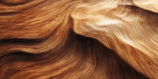 金色波浪般的柔顺美发