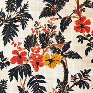 热带花卉织物图案设计