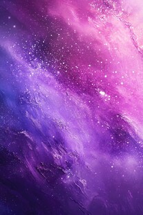 梦幻紫色星空宇宙背景