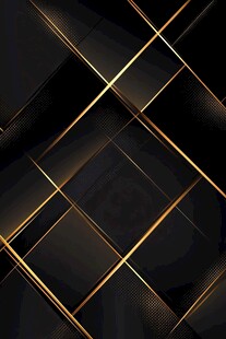 黑金几何线条炫酷背景图