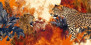 丛林双豹的野性之美