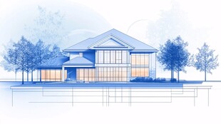 现代风格别墅建筑设计图