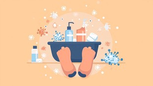 泡脚防疫 享受健康小确幸