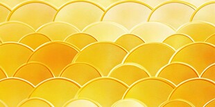 金色鱼鳞状渐变背景纹理