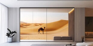沙漠驼影装点现代简约空间