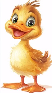 可爱小黄鸭卡通形象