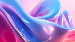 梦幻流体渐变艺术画面
