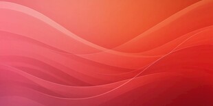 渐变红色动感波浪背景图