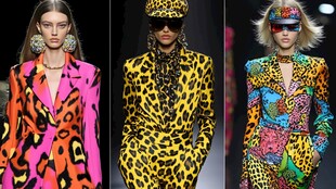豹纹时尚服装走秀造型