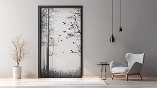 简约风客厅的艺术装饰画