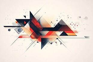 几何抽象艺术图案设计