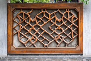 中式古典木雕窗棂之美