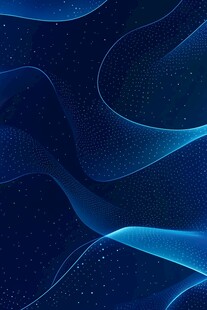 梦幻蓝色动感线条星空背景