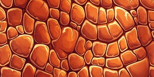 橙黄色石块拼接纹理图案