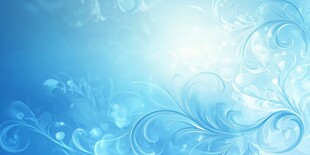 梦幻蓝色花纹背景图