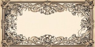 复古华丽欧式花纹装饰边框