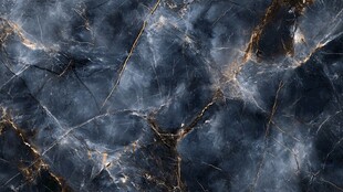 深邃蓝金大理石纹理