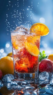 冰爽果味汽水 清凉一夏