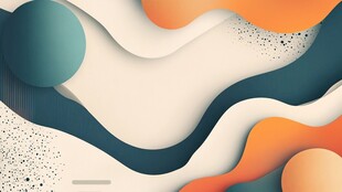 抽象几何渐变流体背景图