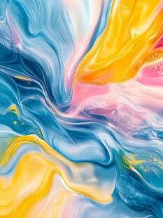 梦幻色彩流体艺术纹理