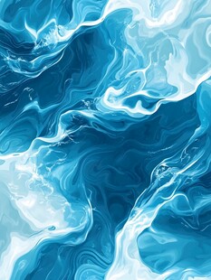 梦幻蓝色流体纹理背景