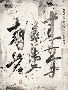 水墨书法艺术作品展示