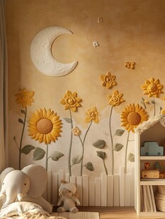 童趣墙面装饰 温馨儿童房