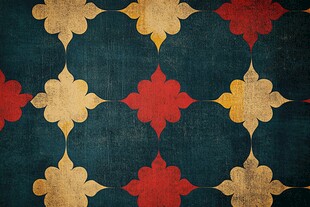 复古几何花纹图案背景