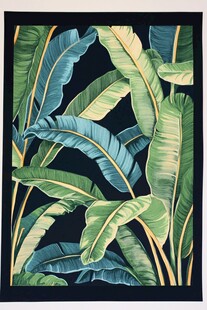 热带芭蕉叶图案装饰画
