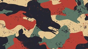 多彩迷彩图案背景纹理