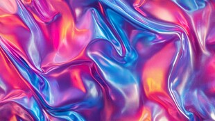 炫彩波纹幻彩流体背景图