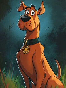 史酷比卡通狗形象展示