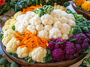 多彩花椰菜拼盘