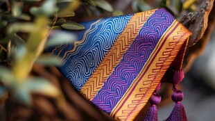 色彩绚丽的民族风织物