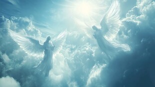 云端天使 梦幻神圣之景