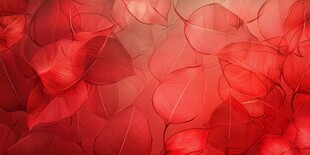 红色梦幻叶片背景图