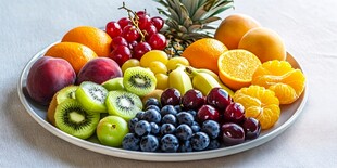 缤纷水果拼盘 色彩盛宴