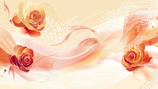 梦幻玫瑰背景图