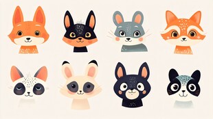 可爱动物头像集合