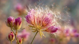 梦幻蒲公英绽放瞬间